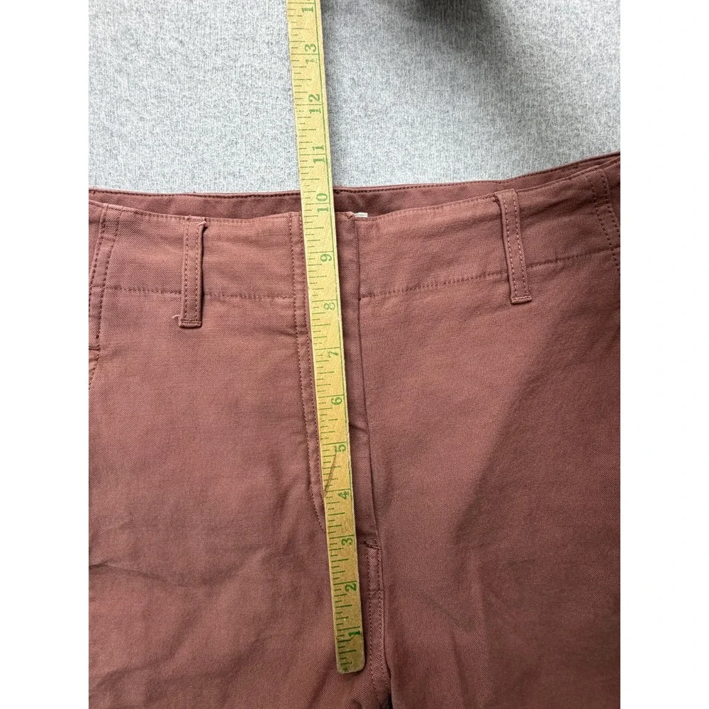 Wilfred Free Pants Womens 4 Brown Twill Wide Leg Chino Stretch Pockets 79439-2